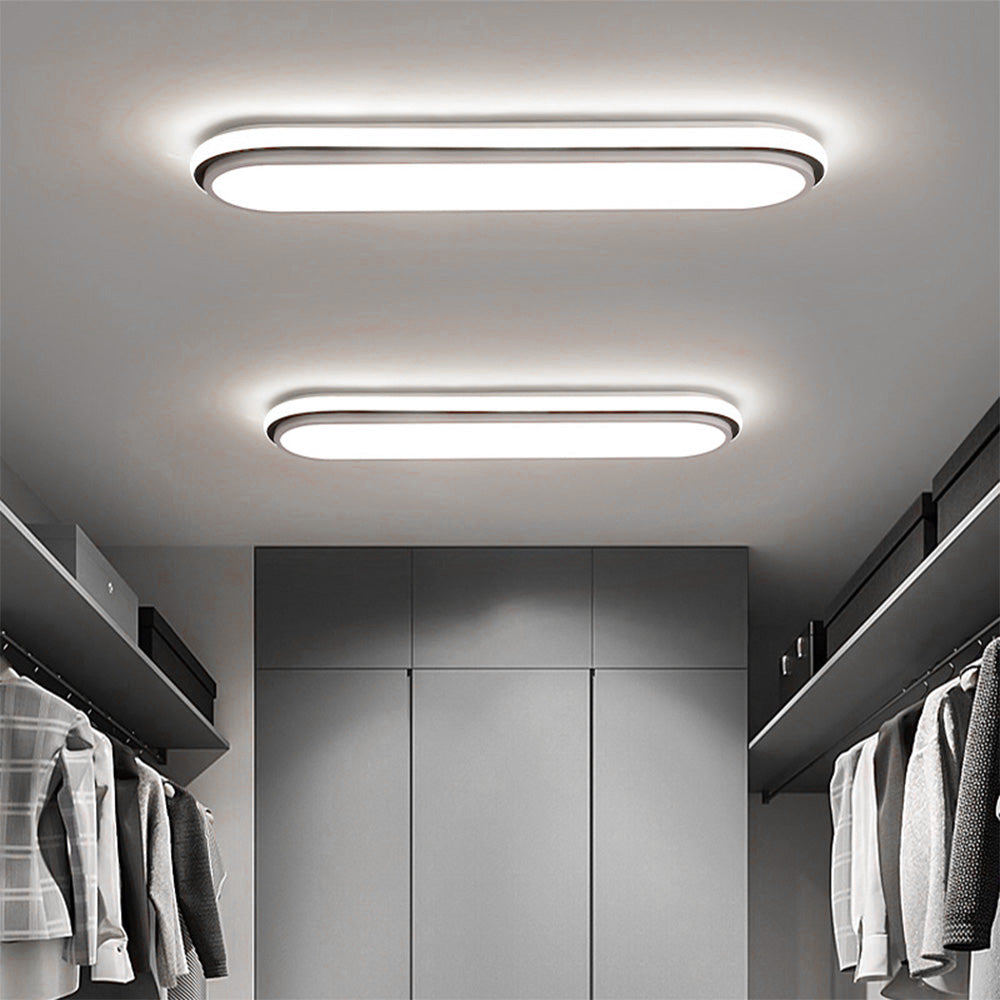 Sleek Modern LED Flush Mount Ceiling Light Fixture for Contemporary Home Interiors and Bright Illumination