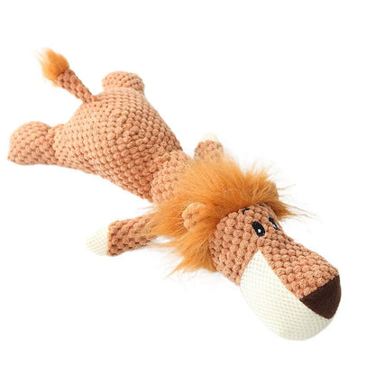 Jouet à mâcher pour chien design animal en peluche