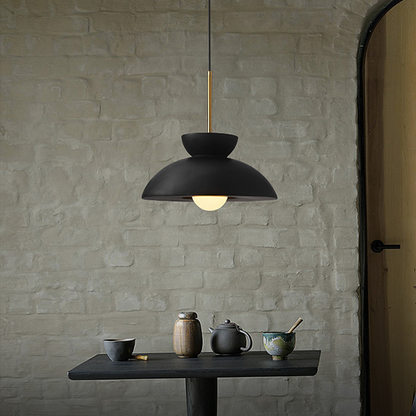 Pendant Light with Resin Shade for Dining Room