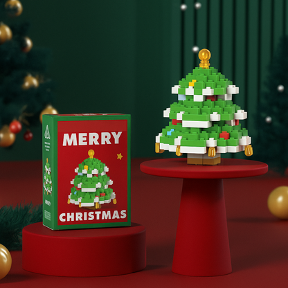 Set di Blocchi da Costruzione per le Vacanze Kit di Giocattoli con Figure Creative di Natale