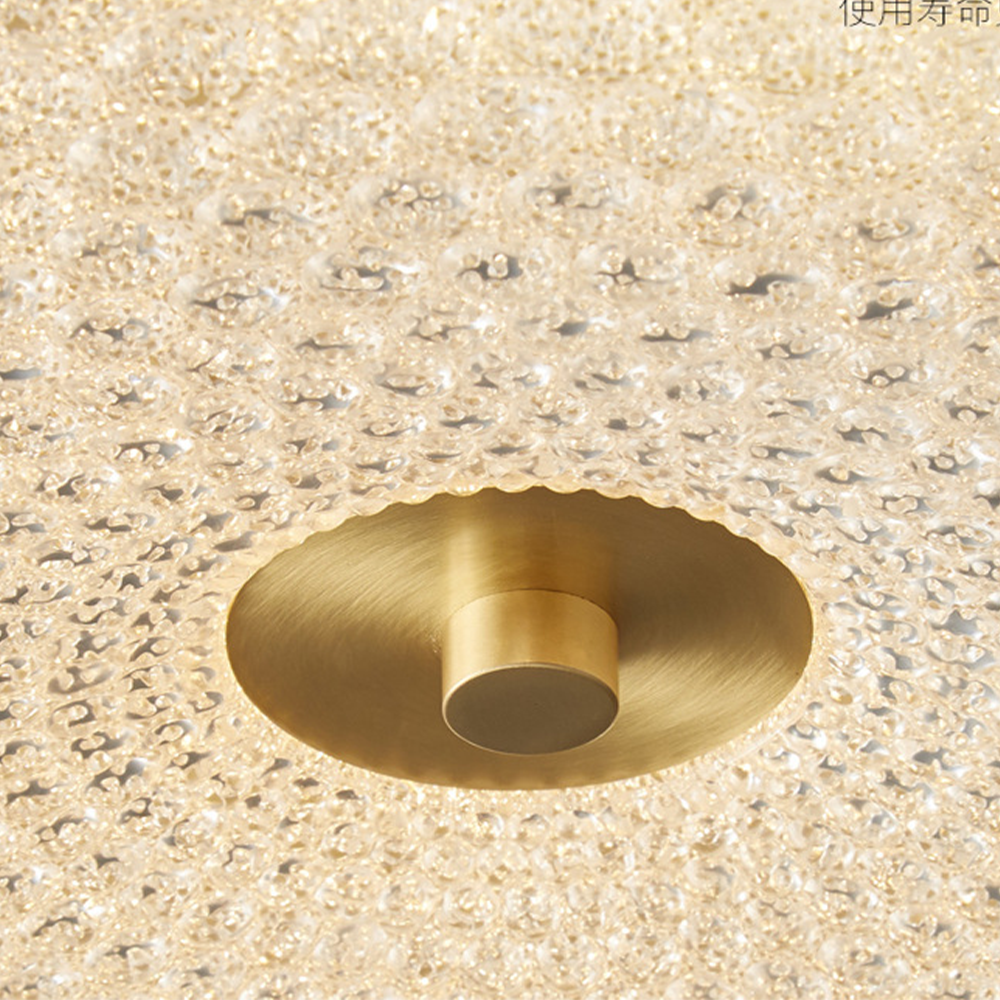 Modern Brass LED Ceiling Light - Stylish Copper Ceiling Lamp for Contemporary Home Illumination