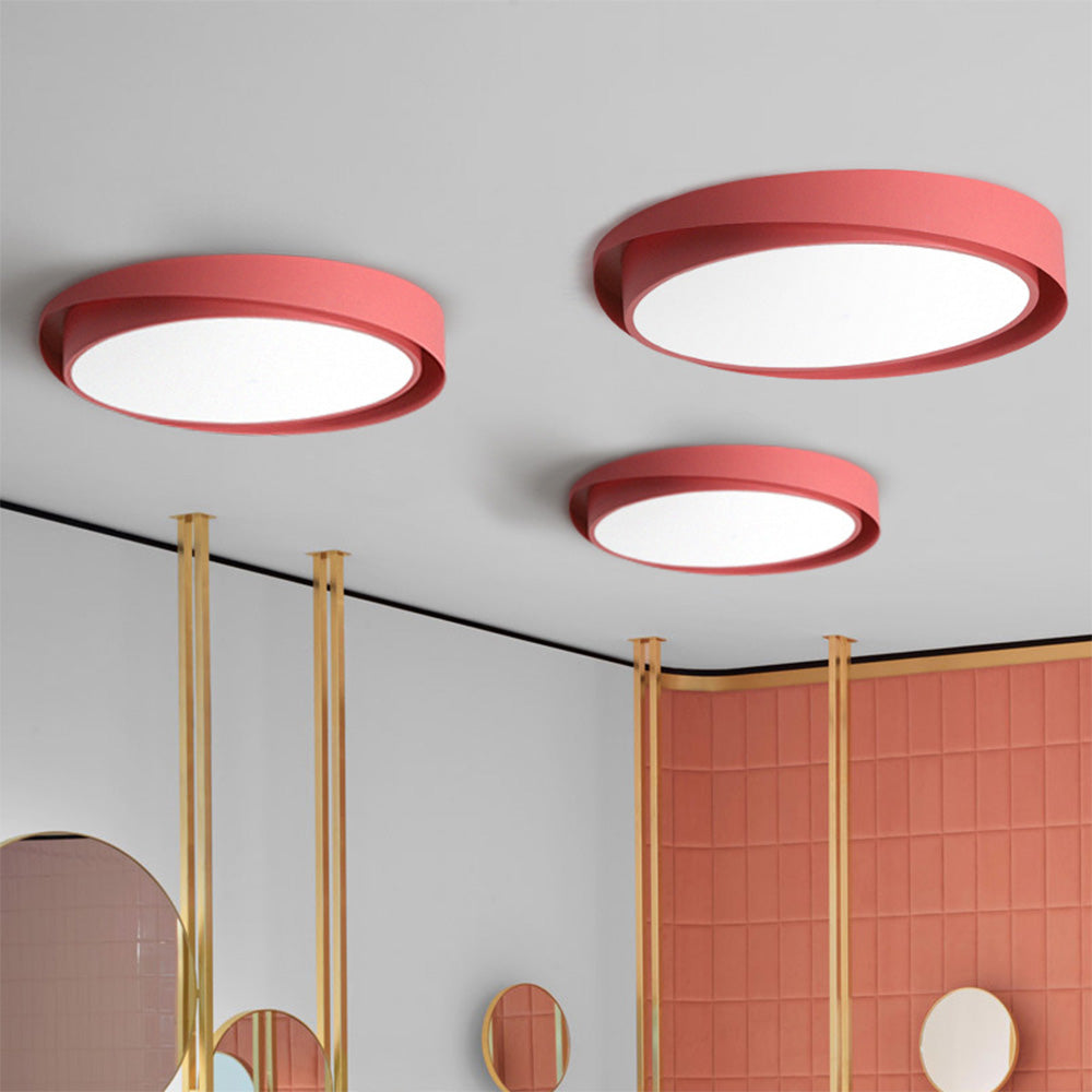 Vibrant Contemporary Round LED Ceiling Lights for Modern Spaces - Stylish Illumination for Your Home or Office