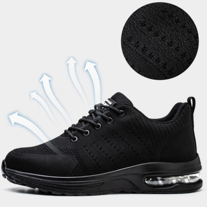 Women Steel Toe Safety Work Shoes Slip Resistant Breathable