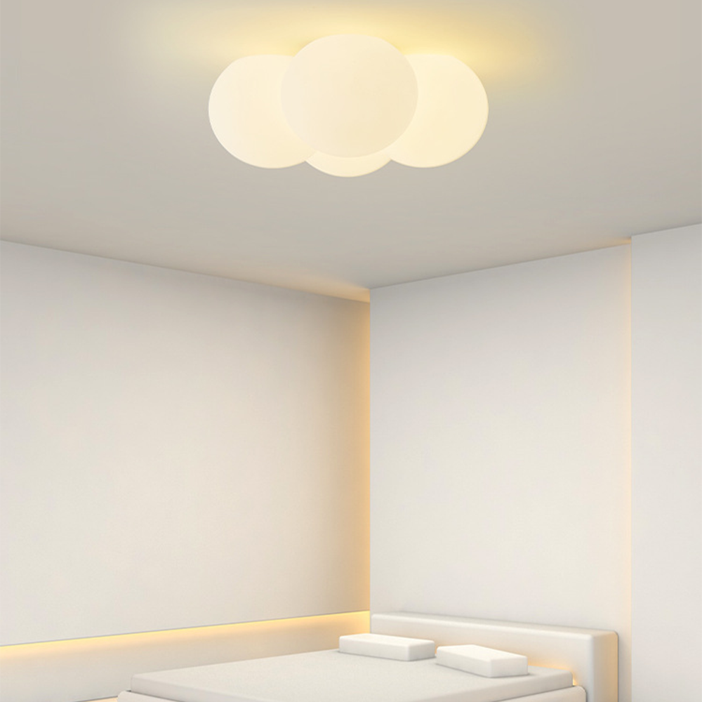 Nordic Cloud LED Ceiling Lights - Warm Ambient Lighting for Stylish Home Interiors and Modern Spaces