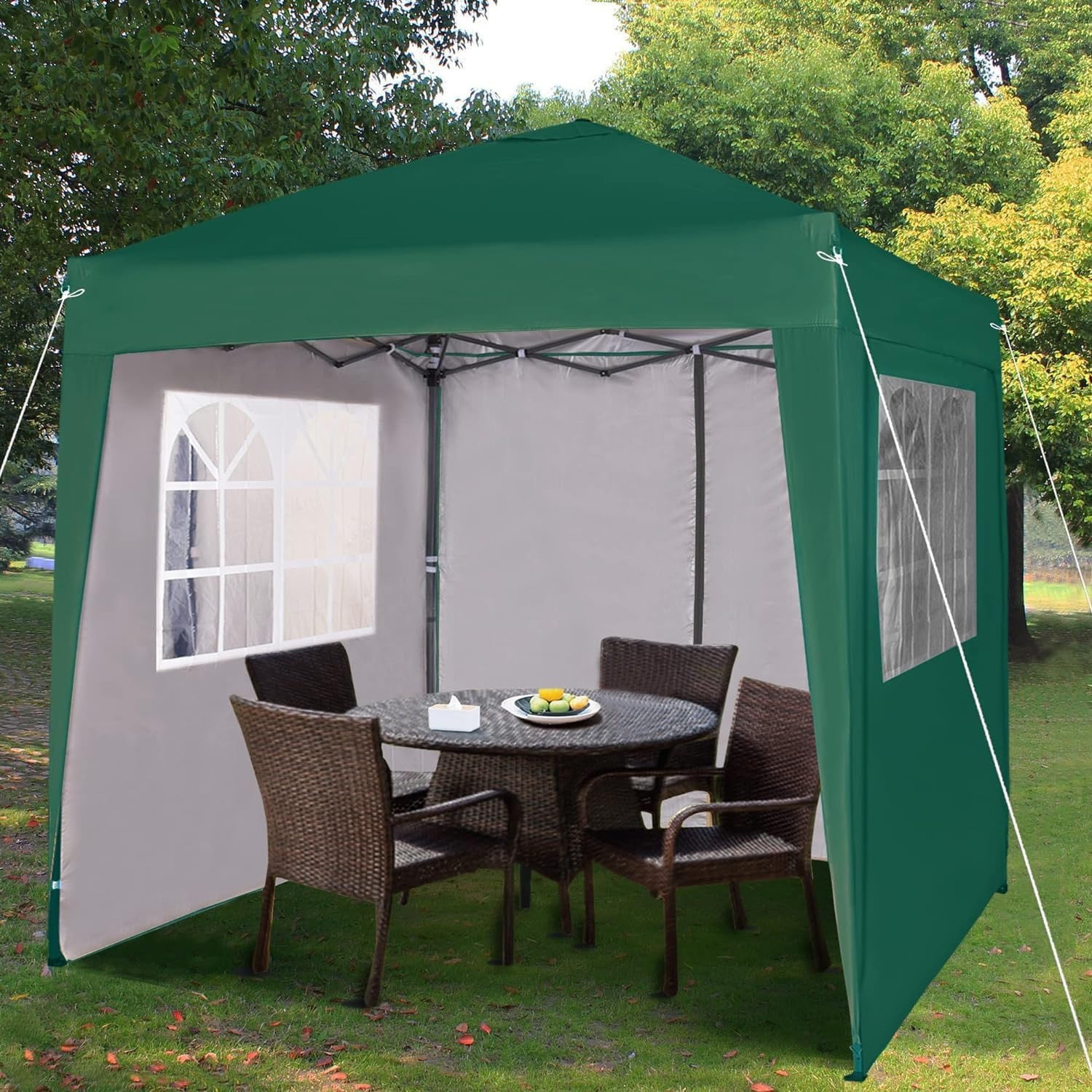 Outdoor Waterproof Gazebo Tent with Side Panels