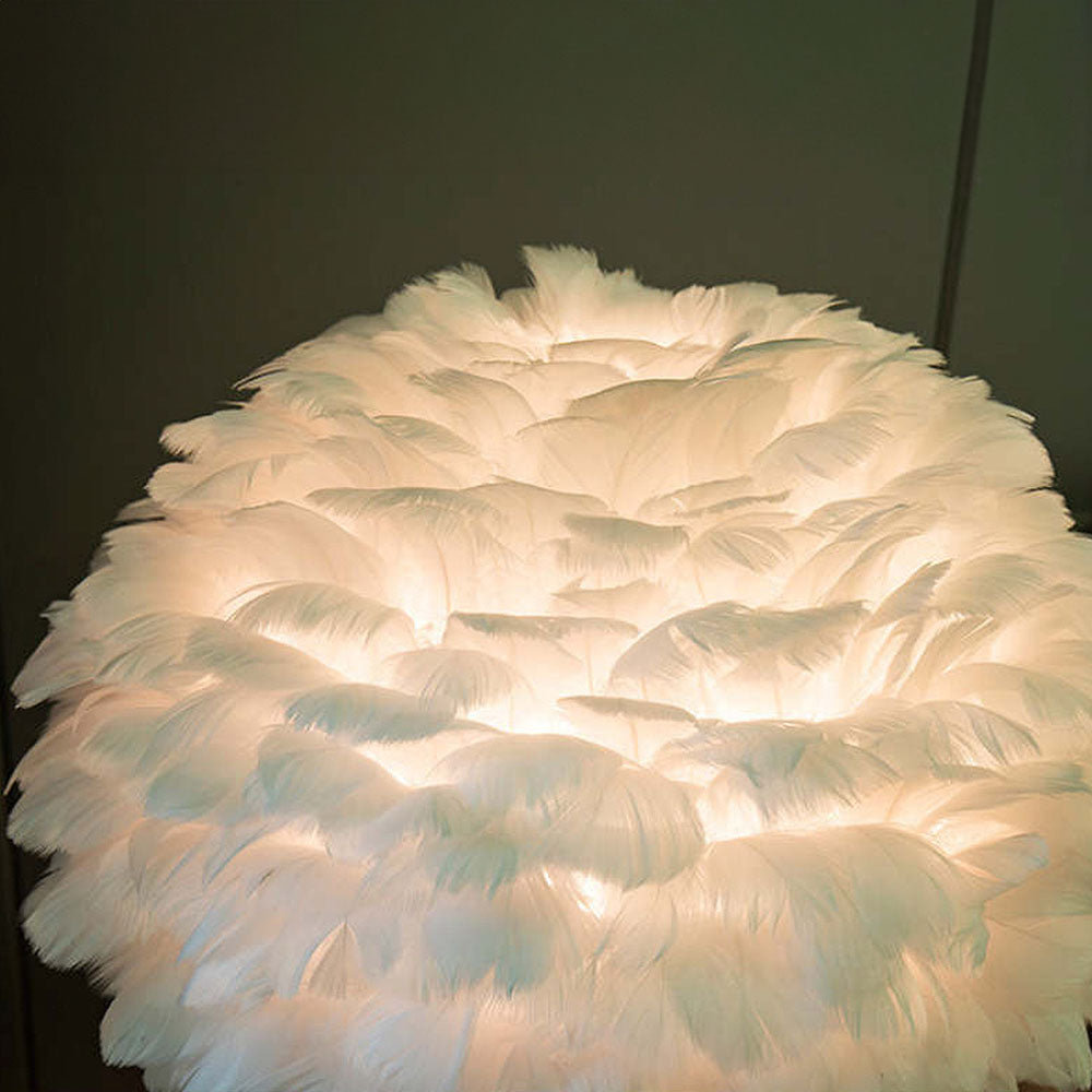 Elegant White Feather Table Lamps for Bedrooms - Stylish Lighting Solutions to Enhance Your Home Decor and Create a Cozy Atmosphere