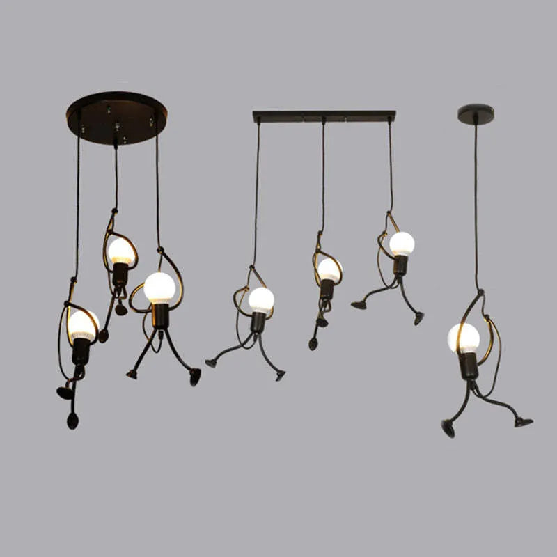 Lampa wisząca nowoczesna metalowa sufitowa