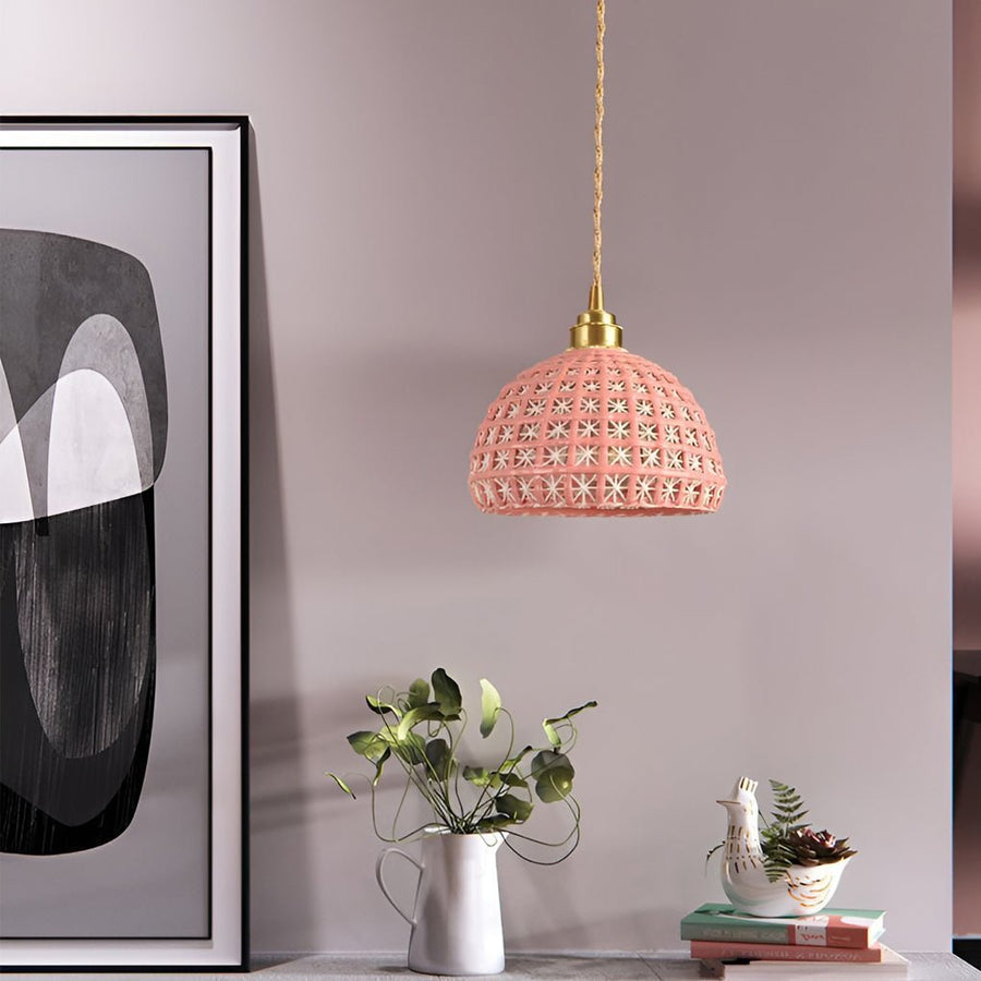 Modern Minimalist Ceramic Pendant Light - Stylish Hanging Lamp for Contemporary Home Décor