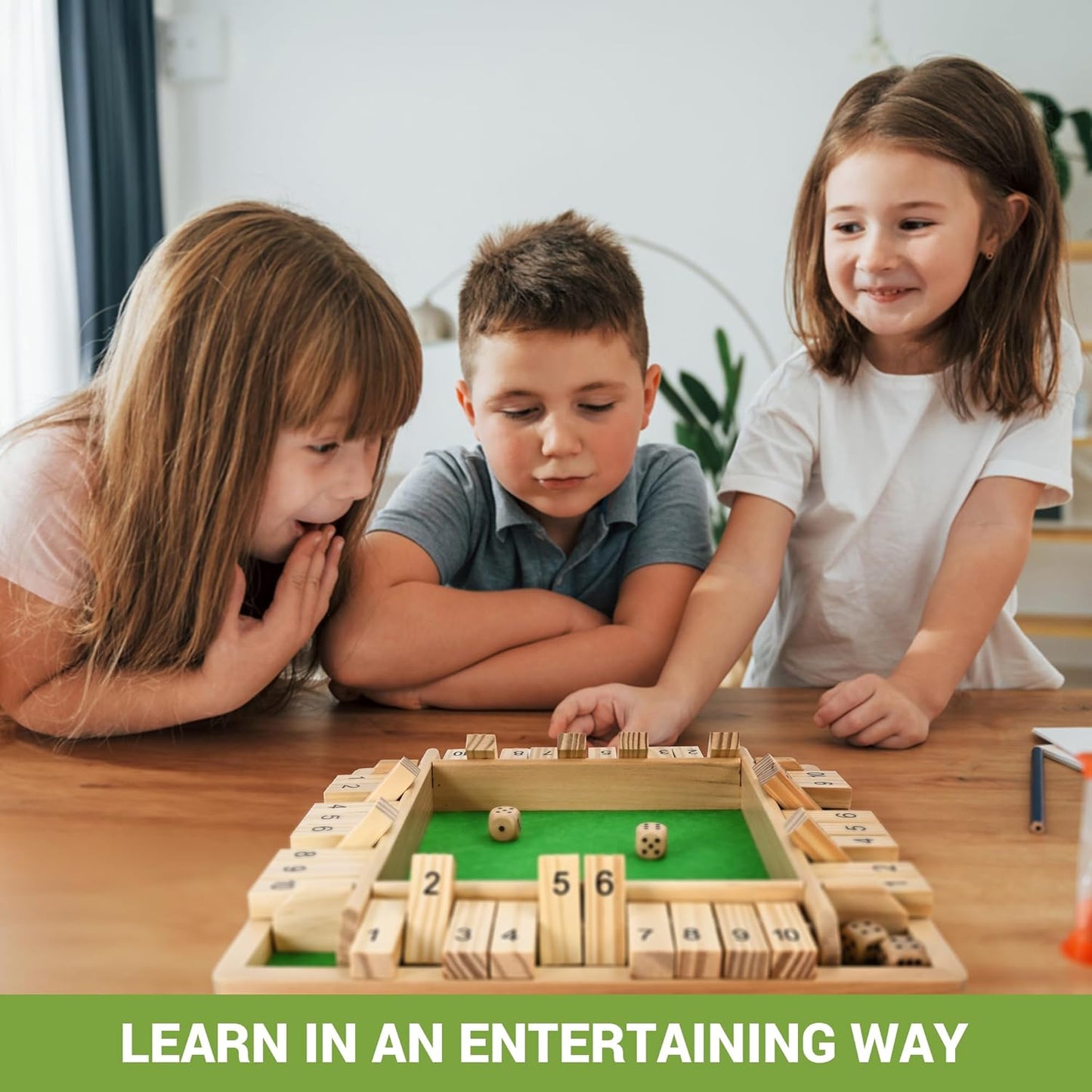 DiceVault – Classic Shut The Box Board Game