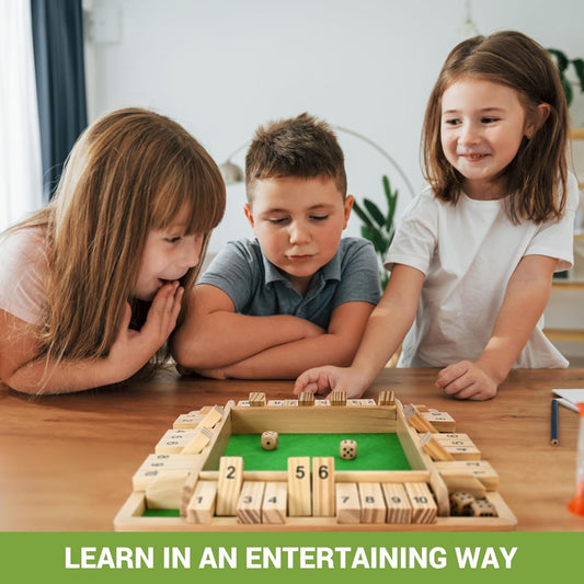 DiceVault – Classic Shut The Box Board Game
