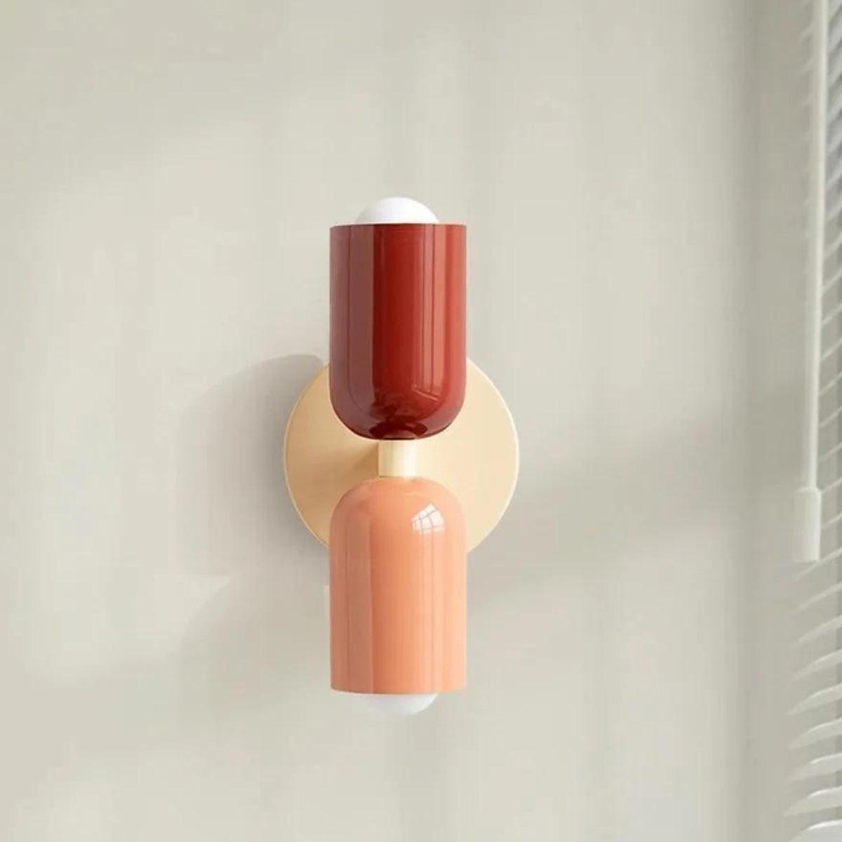 Wandlampen Moderne Glas Doppel-Schirm Lampe