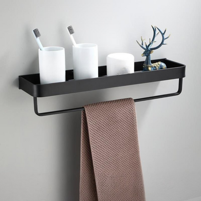 Étagère murale de salle de bain en métal moderne de rangement