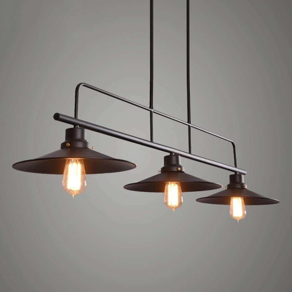 Industrial 3-Light Ceiling Pendant for Kitchen Island – Stylish and Functional Lighting Fixture for Modern Interiors