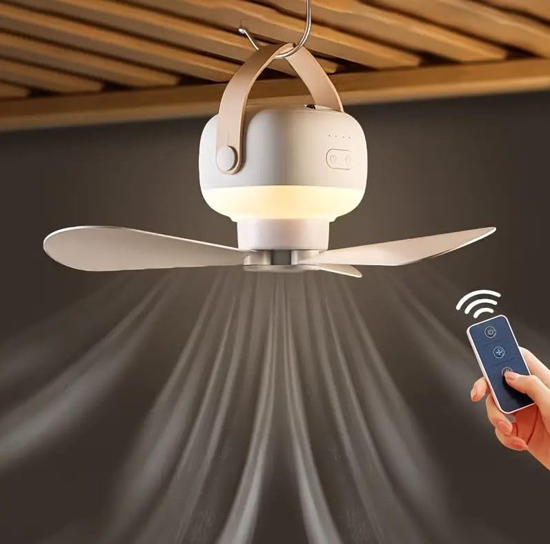 Ventilatore da soffitto con luce e telecomando