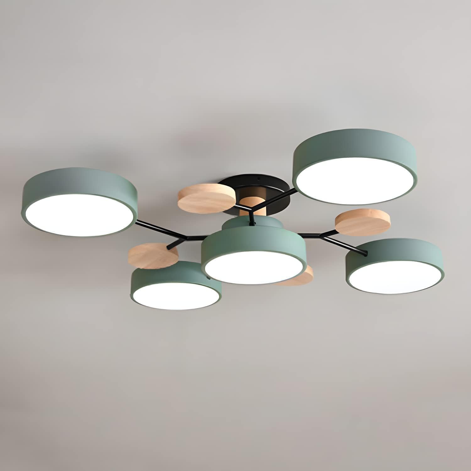 Contemporary Circular LED Ceiling Light for Modern Living Rooms – Stylish Illumination for Your Home Decor