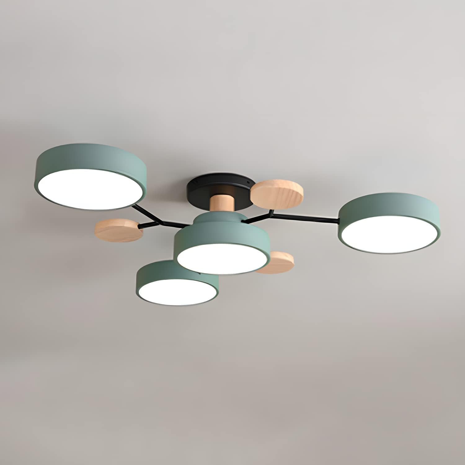 Contemporary Circular LED Ceiling Light for Modern Living Rooms – Stylish Illumination for Your Home Decor