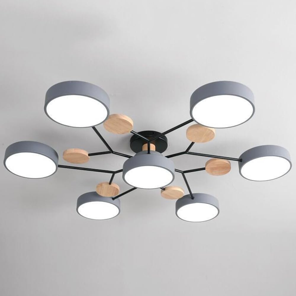 Contemporary Circular LED Ceiling Light for Modern Living Rooms – Stylish Illumination for Your Home Decor