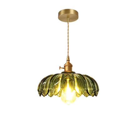 Pendant Light Vintage Glass Hanging Lamp