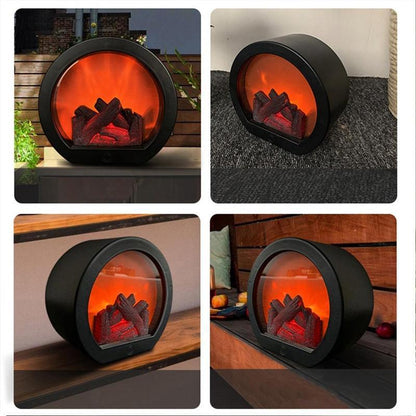 FlameGlow – Flameless LED Fireplace Lantern