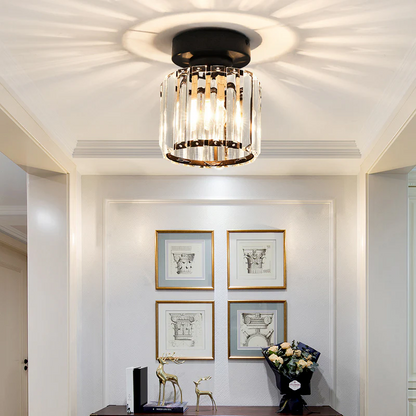 Crystal Glass Ceiling Light for Modern Interiors