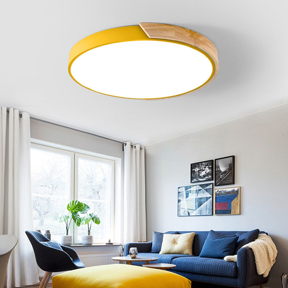 Vibrant LED Round Ceiling Lights – Colourful and Simple Illumination for Modern Homes and Spaces