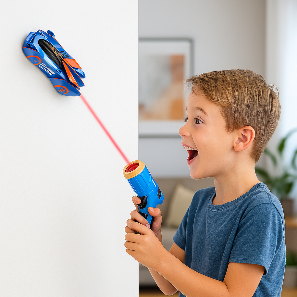Kids Car Remote Control Wall Climbing Laser RC Toy