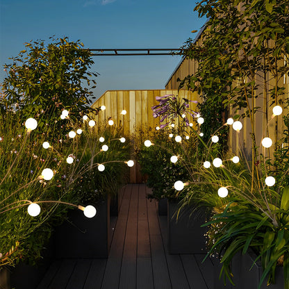 Solar Garden Lights Waterproof LED Firefly Stakes