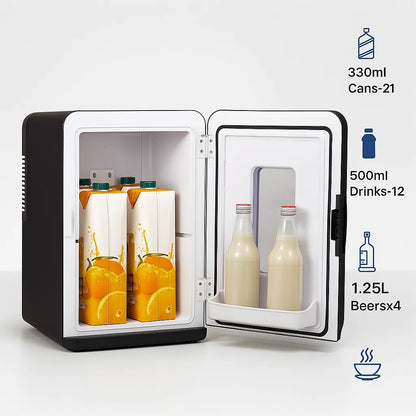 Mini lodówka przenośna cicha chłodziarka do napojów