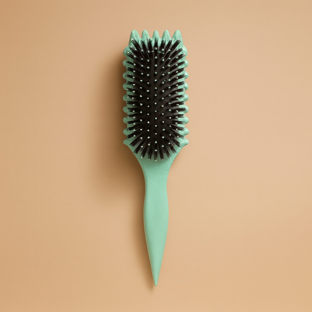 Brosse coiffante définissant les boucles et démêlante pour cheveux