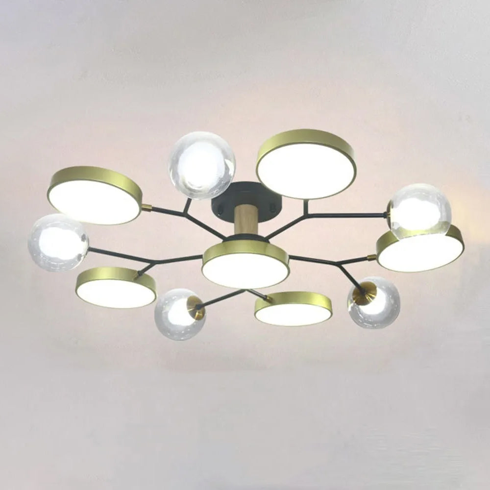 Elegant Branch LED Ceiling Light for Living Room - Modern Illumination with Stylish Design for Home Décor