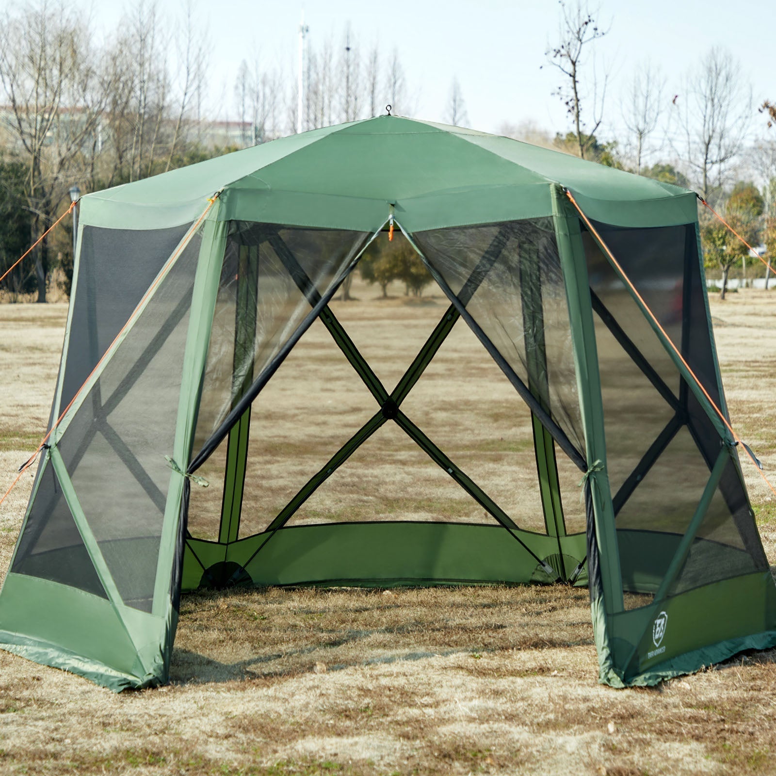 Cenador plegable con paredes de malla UV
