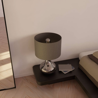 Bedside Lamps Modern Dual Bulb Metal Design