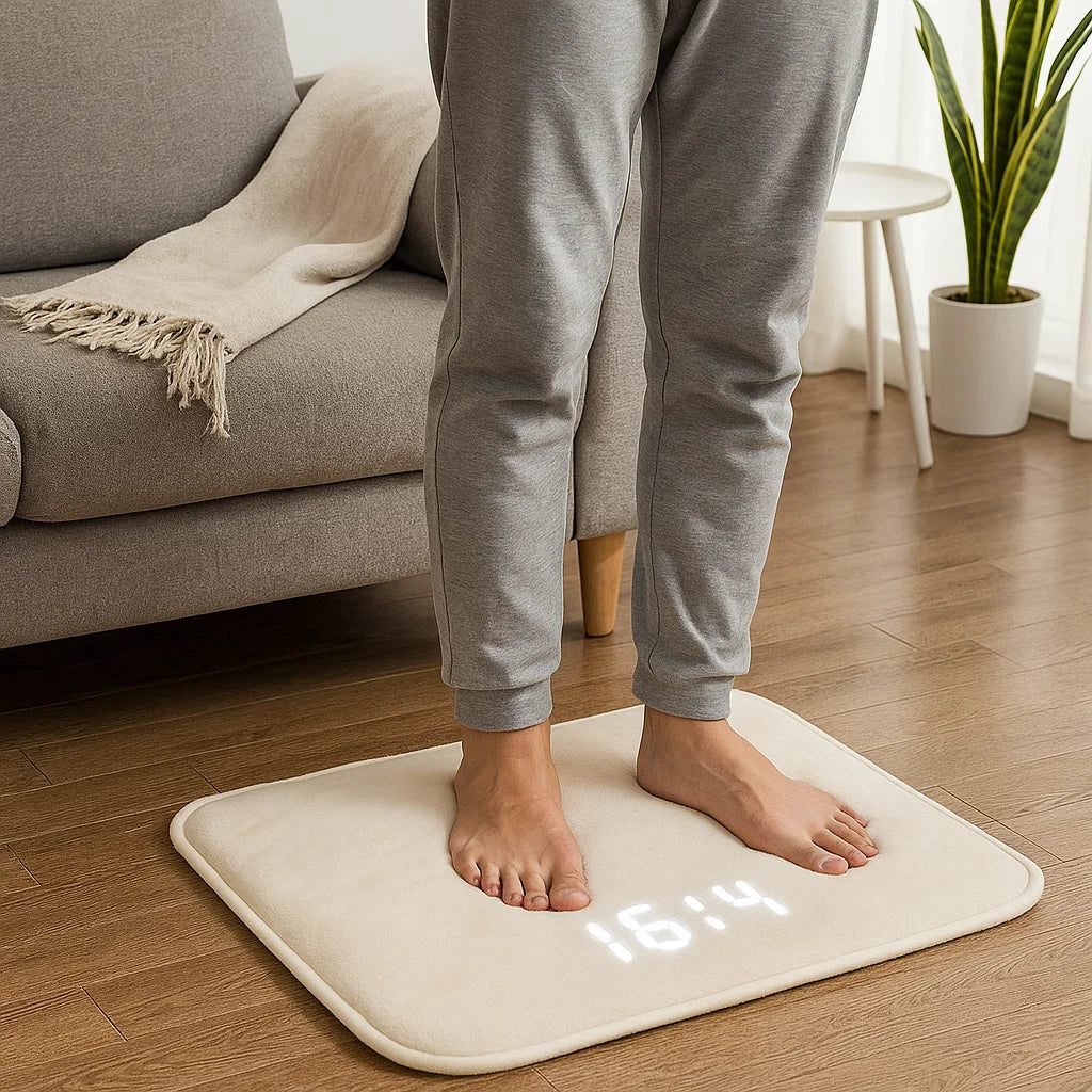 Tapis de porte Horloge réveil intelligente