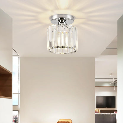 Ceiling Light Crystal Flush Mount Modern Fixture