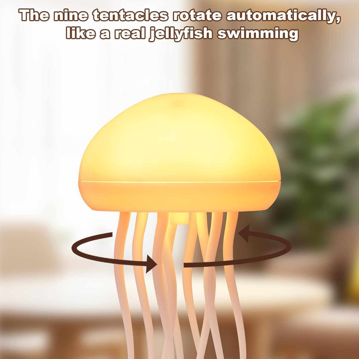LED Mood Lamp | Lifelike Jellyfish Light for Bedroom