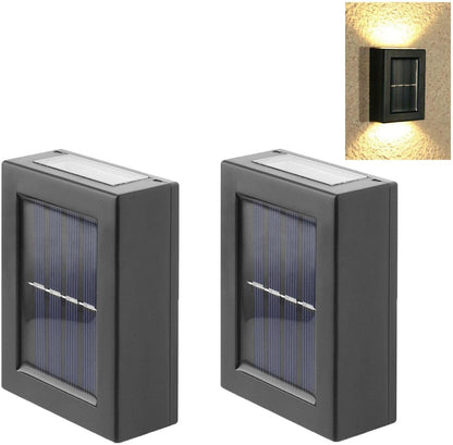 Solar-Wandlampen Außen Wasserdichte LED-Lampe