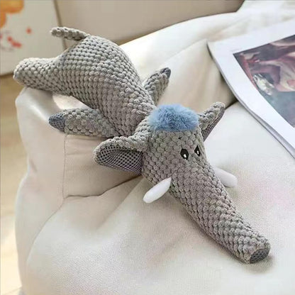 Jouet à mâcher pour chien design animal en peluche
