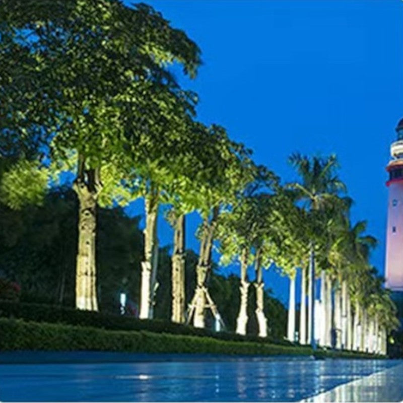 Outdoor Lighting Ring for Tree Illumination