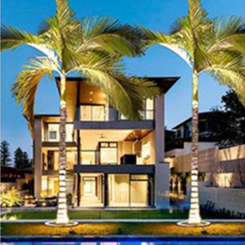 Anillo de iluminación exterior para la iluminación de árboles