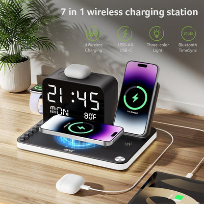 ChargeNest – 7-in-1 Wireless Charging Station