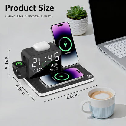 ChargeNest – 7-in-1 Wireless Charging Station