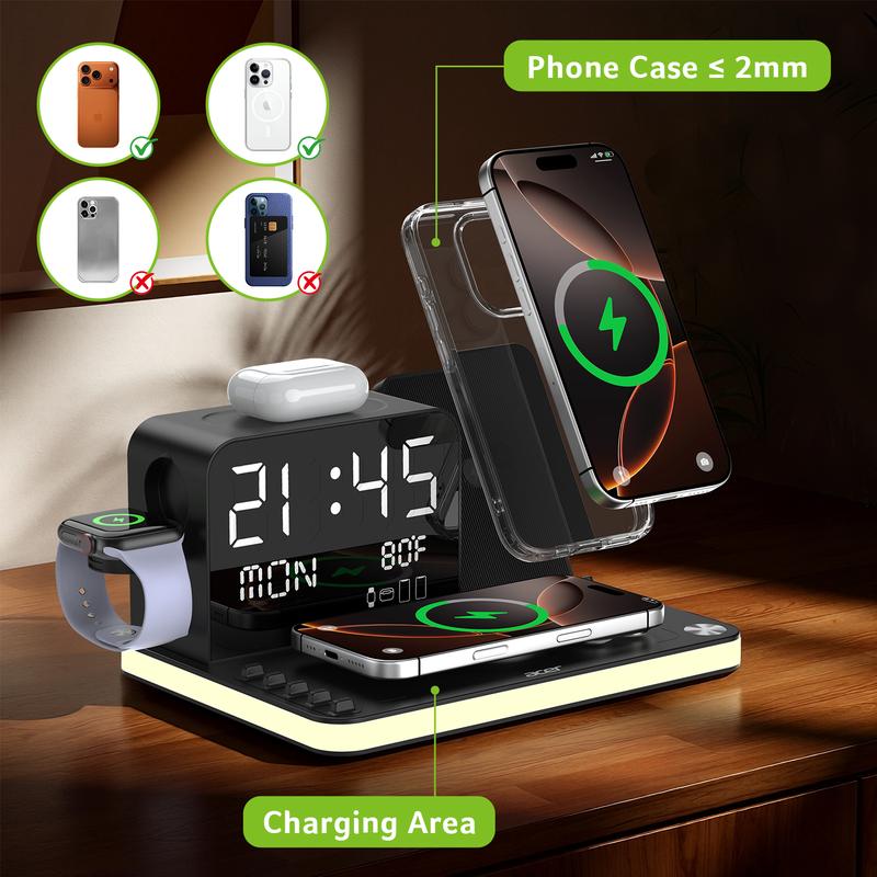 ChargeNest – 7-in-1 Wireless Charging Station