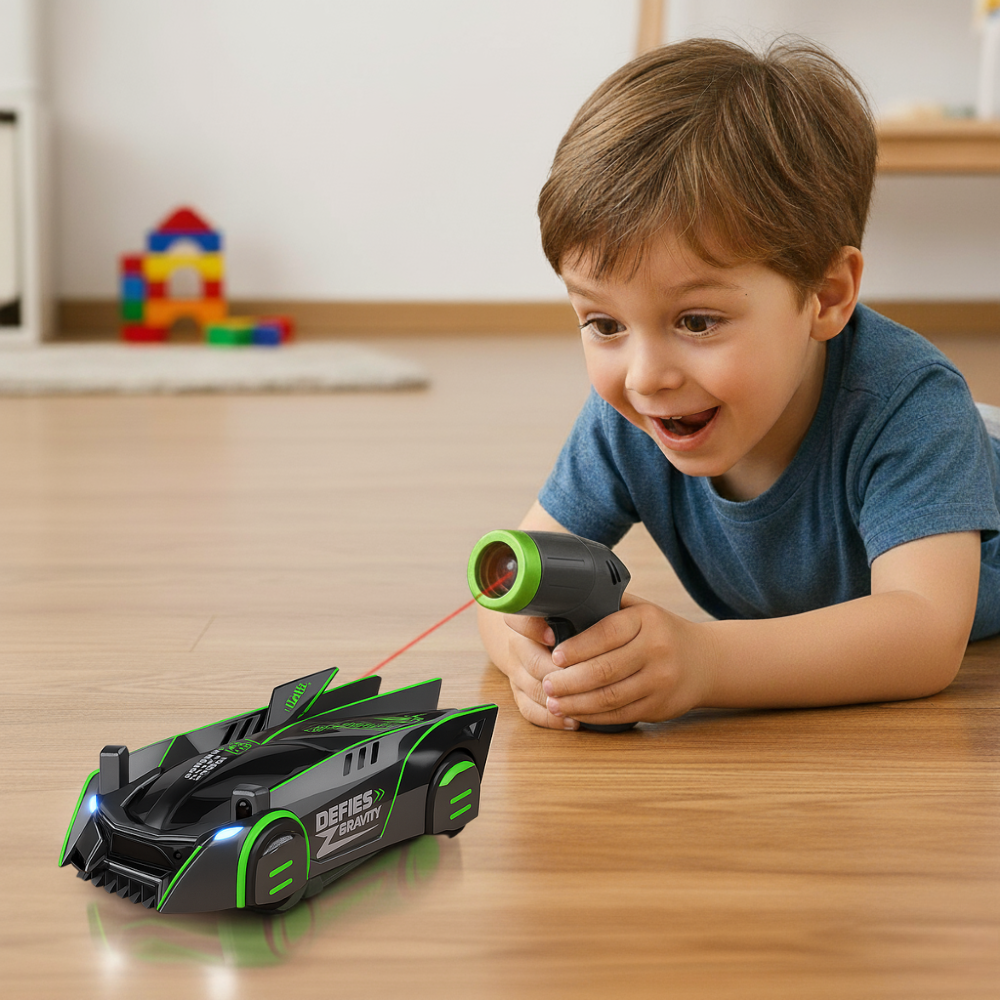 Kids Remote Control Car Wall Climbing Laser RC Toy