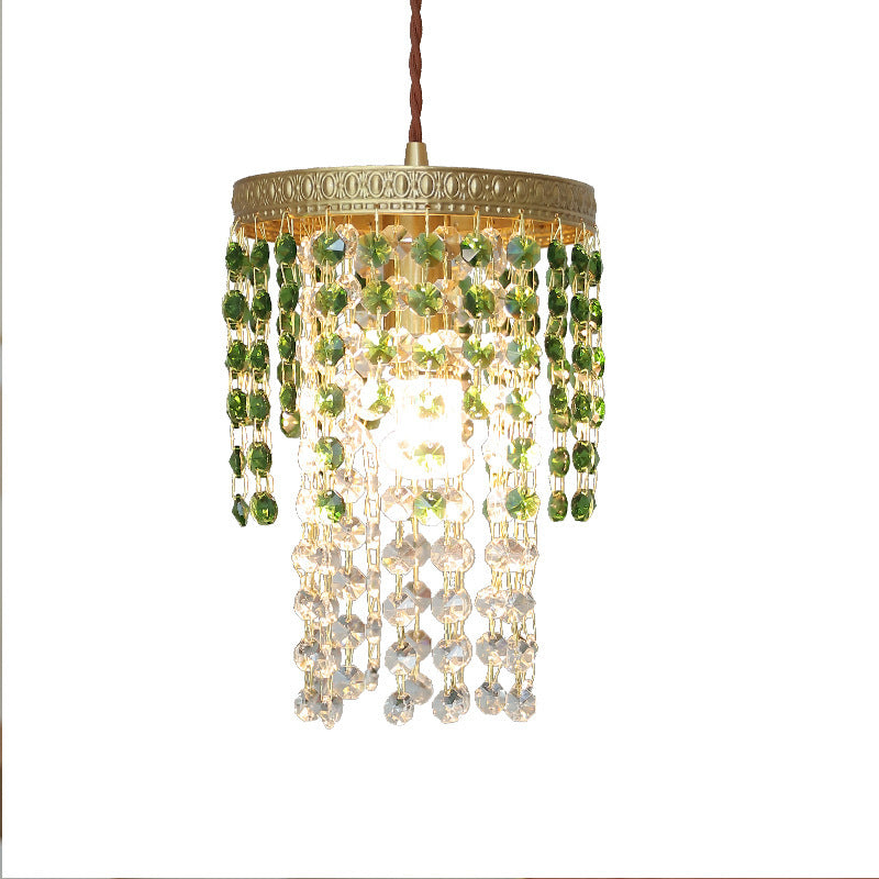 Elegant Antique Brass Ceiling Pendant Light with Glass Crystal Accents for Stunning Home Décor and Illumination