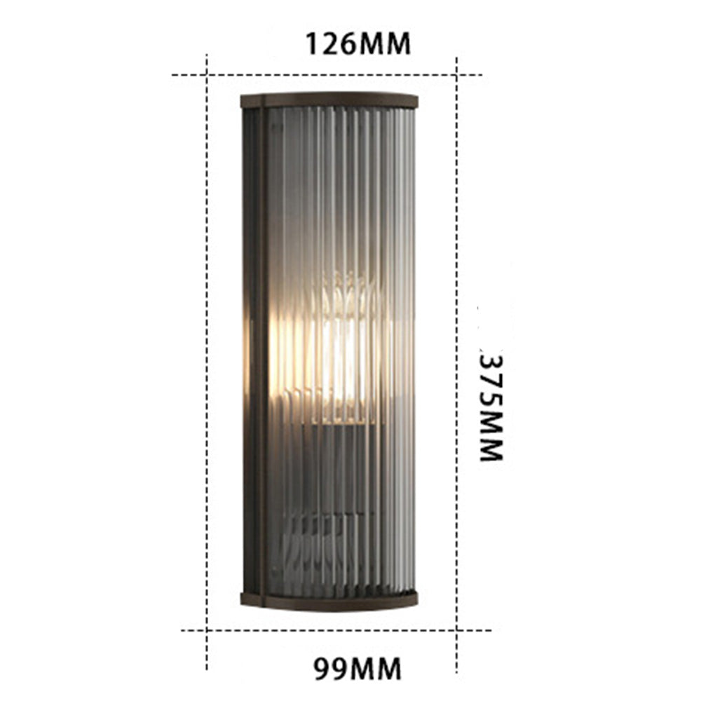 Sleek Grey Contemporary Outdoor Wall Light - Modern Design for Stylish Garden and Patio Illumination