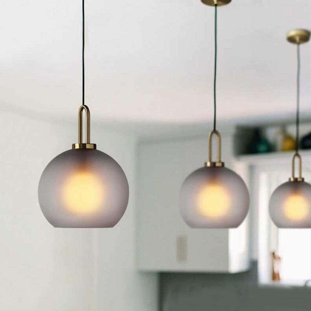 Nordic Minimalist Glass Pendant Light - Elegant Scandinavian Design for Modern Home Interiors, Perfect for Living Room or Dining Area