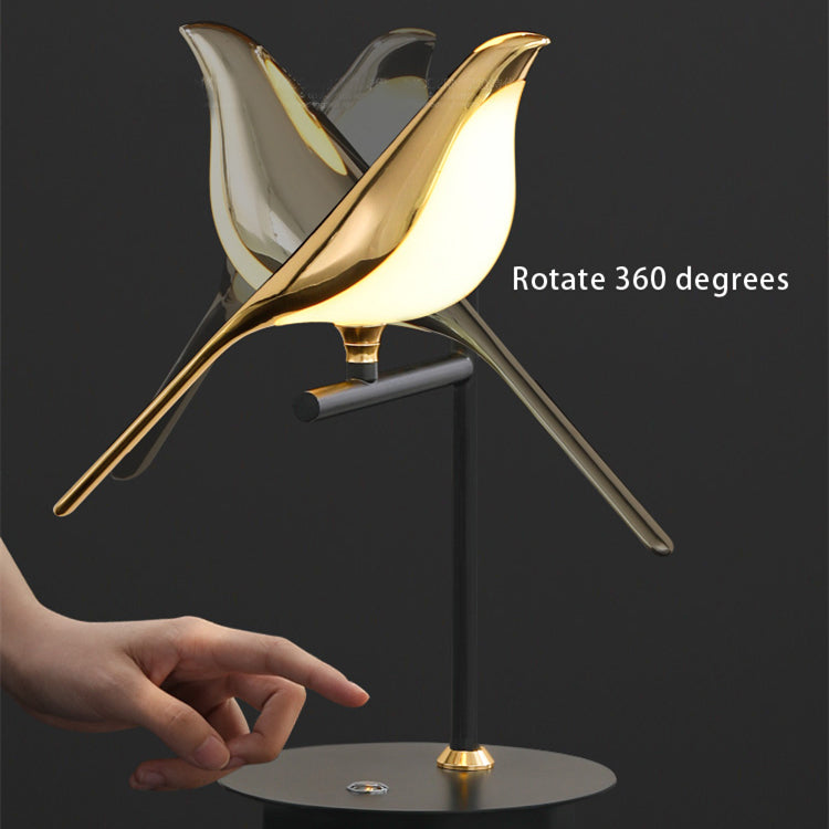 Elegant Golden Bird Table Lamp for Bedroom Decor - Stylish Lighting for a Chic and Cozy Atmosphere in Your Home