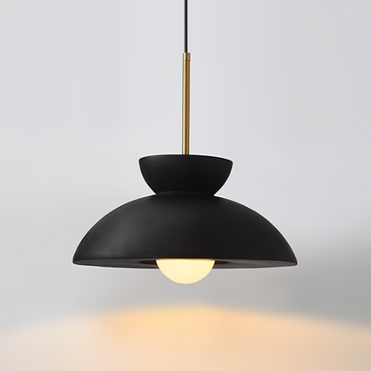 Pendant Light with Resin Shade for Dining Room
