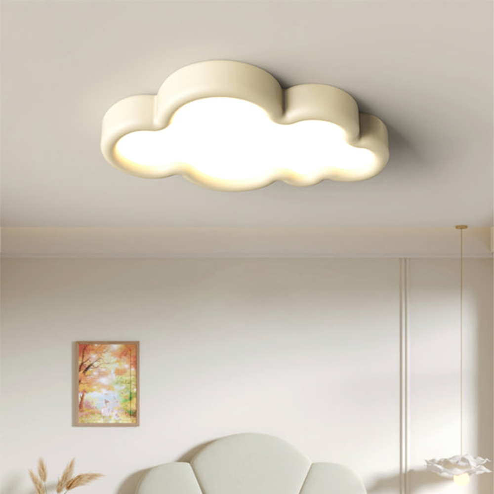 Crown Cloud Contemporary Ceiling Light Fixture for Bedrooms - Stylish Modern Lighting Solution for Home Interiors