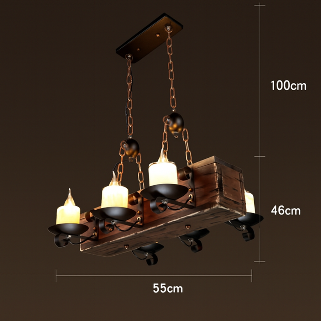 Lampa sufitowa vintage metalowa lampa wisząca